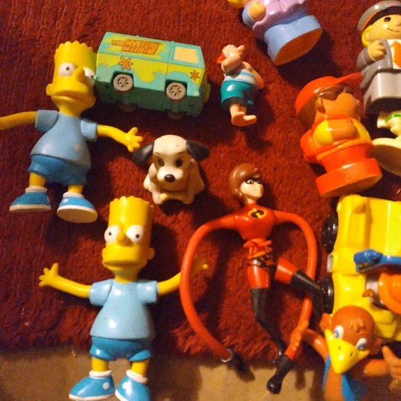 - GRAB BAG 90s vintage toys lot early 2000s simpsons incredibles figurines - Picture 4 of 9
